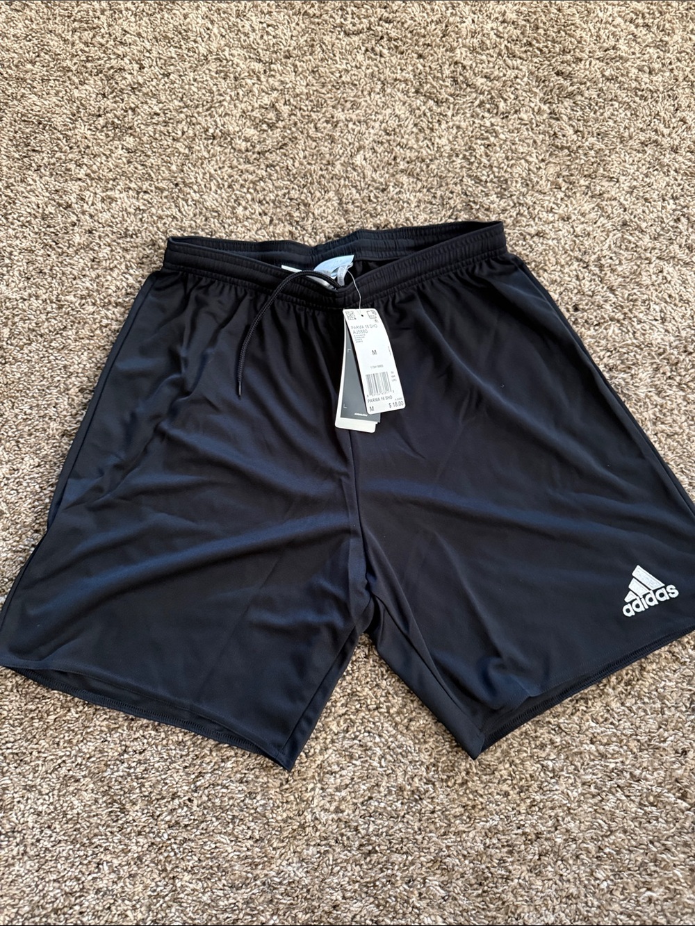 adidas Black Women's Athletic Shorts with Logo soccer shorts
